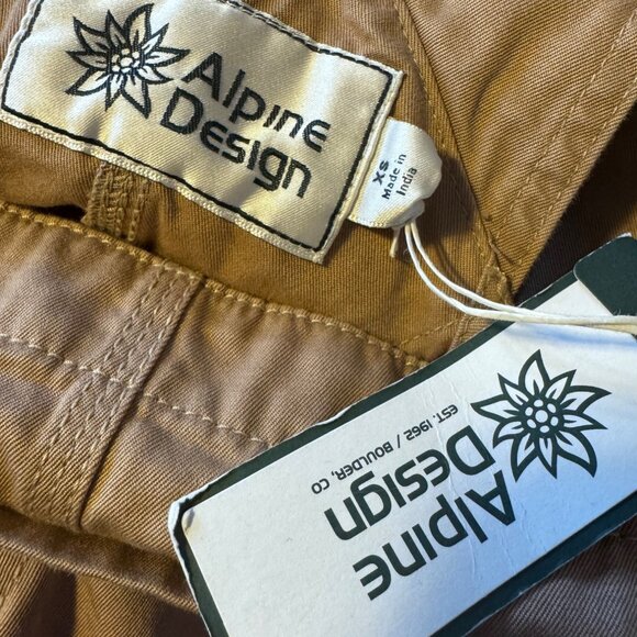 Alpine Design Jumpsuit Size XS Overalls Beige Oversized NWT $88 Women's - Picture 5 of 16